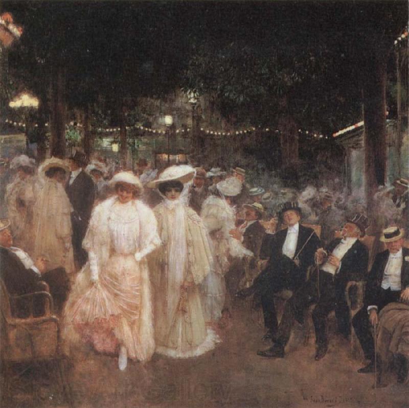 Jean Beraud Garden of Paris